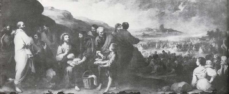 Bartolome Esteban Murillo Miracle of the Loaves and Fishes